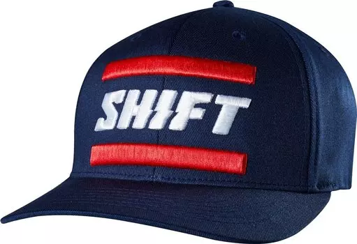 Велобейсболка Shift Black Label Flexfit Hat, синий 2018