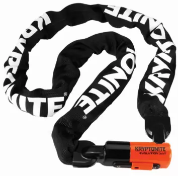 Велосипедный замок Kryptonite Evolution Series 4 1016 Integrated цепь, на ключ, тканевая-оболочка, 10 x 1600 мм, УТ00031