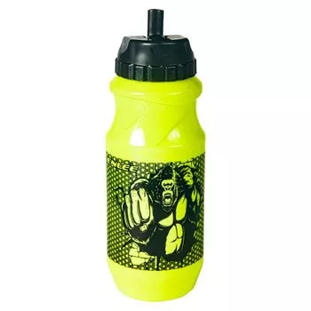 Велобутылка Enlee RR-20 Gorilla Yellow, 0.6 л, желтая, ARV000236