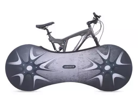 Велочехол на 2 колеса для велосипеда M-Wave Velosock 26-29" серебристый, 714800