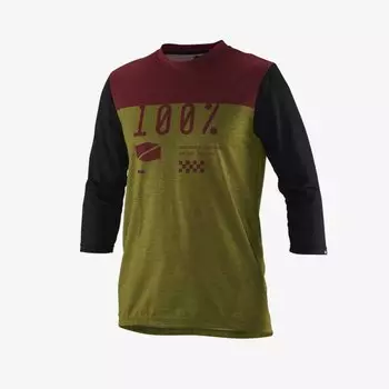 Велоджерси 100% Airmatic 3/4 Jersey, зеленый 2019