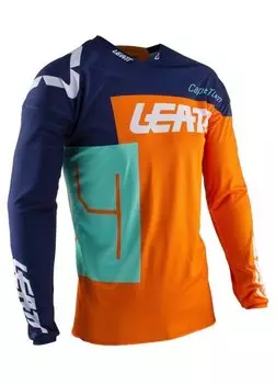 Велоджерси детская Leatt GPX 3.5 Mini Jersey, оранжевый, 2020