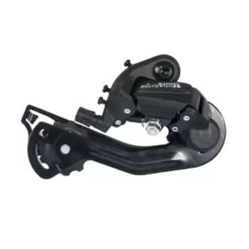 Переключатель велосипедный MICROSHIFT RD-M21L, задний, 7 скоростей, черный, MICROSHIFT RD-M21L 7 spe