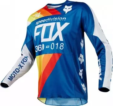 Велоджерси Fox 360 Draftr Jersey, синий 2018