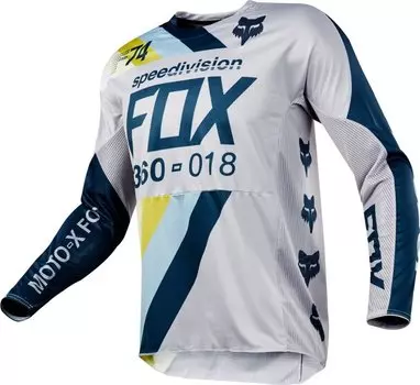Велоджерси Fox 360 Draftr Jersey, светло-серый 2018