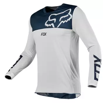 Велоджерси Fox Airline Jersey, сине-белый 2019