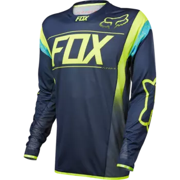 Велоджерси Fox Flexair DH LS, сине-желтый