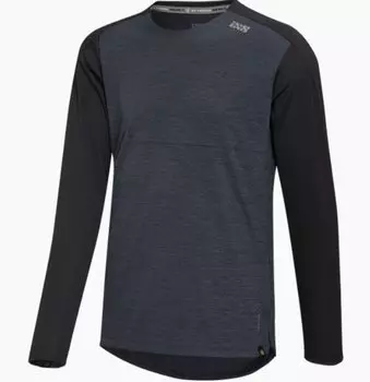 Велоджерси IXS Flow X LS Anthracite-Solid Black, 2024, 473-510-1370-033-L (Размер: M)