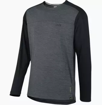 Велоджерси IXS Flow X LS Graphit-Solid Black, 2024, 473-510-1370-003-L (Размер: L)