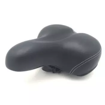 Седло велосипедное HORST, комфортное, с замком, 255X205 мм, пружины закрытого типа, 525 гр, черный, 09-200859