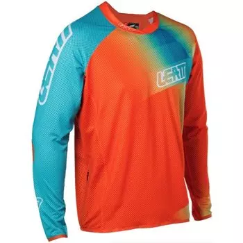 Велоджерси Leatt DBX 4.0 UltraWeld Jersey Orange/Teal