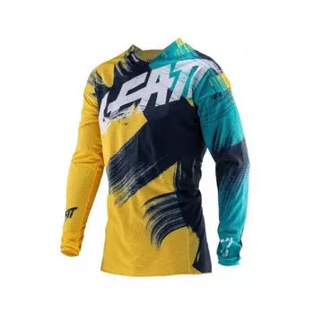Велоджерси Leatt GPX 4.5 Lite Jersey Gold/Teal 2019