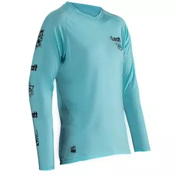 Велоджерси Leatt MTB Gravity 2.0 Jersey, Aqua, 2024, 5024120372 (Размер: M, Цвет: Aqua)