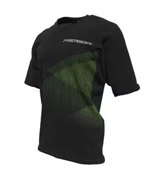 Велоджерси Merida Enduro, короткий рукав, Black/Green, 3275STBLGRXXL (Размер: M )