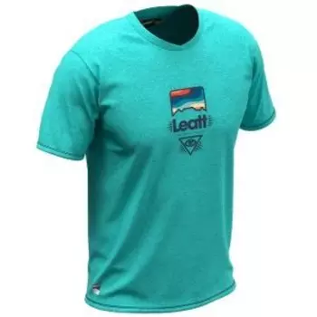 Велоджерси подростковая Leatt MTB All Mountain 2.0 Junior Jersey, Aqua, 2024, 5024140201