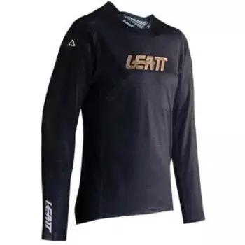 Велоджерси подростковая Leatt MTB Gravity 4.0 Junior Jersey, Black, 2024, 5024140101