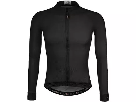 Велоджерси с рукавом Funkier Parma-L J-930-L Men Active Long Sleeve Summer Jersey тонкая, легкая, дышащая ткань, 12-186 (Размер: M, цвет: черный)