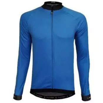 Велоджерси с рукавом Funkier Parma-LW J-930-LW Blue Men Active LS Thermal Microfleece Warm Breathabl, синяя, 12-181