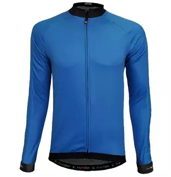 Велоджерси с рукавом Funkier Parma-LW J-930-LW Blue Men Active LS Thermal Microfleece Warm Breathabl, синяя, 12-181 (Размер: L. Цвет: синий )