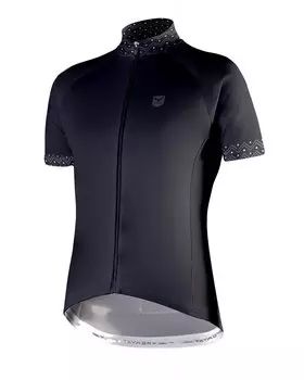 Велоджерси Taymory Innsbruck, женская, короткий рукав, чёрный