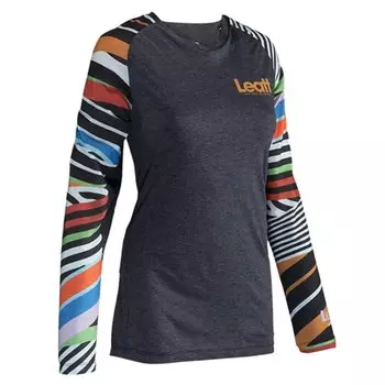 Велоджерси женская Leatt MTB All Mountain 3.0W Jersey, Stripes, 2024, 5024130672 (Размер: M, Цвет: Stripes)