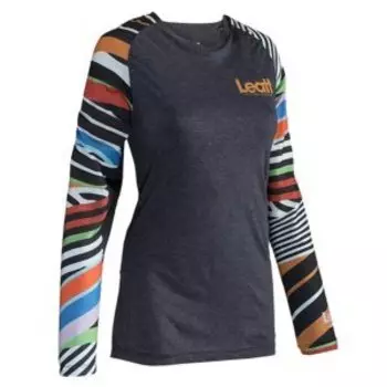 Велоджерси женская Leatt MTB All Mountain 3.0W Jersey, Stripes, 2024, 5024130672