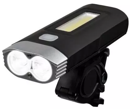 Велофара передняя Briviga USB 1000 Double, светодиоды Cree XM-L2 U2, функция пауэрбанка, EBL-048A