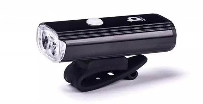 Велофара TRIX, передняя, 2 CREE XPG диода, 800 lumen, 3.7V / 4000mAh, 8 режимов, micro USB, индикатор, алюминий, JY-7067