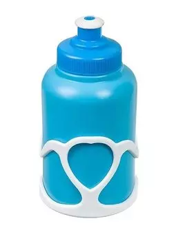 Велофляга STG, с флягодержателем белого цвета, синий, Х95403