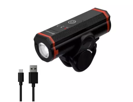 Велофонарь Briviga, передний, на руль, USB, диод T6 LED, 400 лм, встроенный аккумулятор 2200 мАч, EBL-3608B