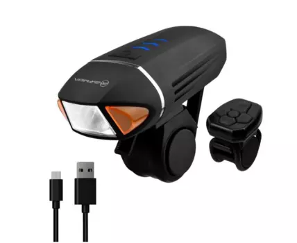 Велофонарь Briviga, передний, USB, на руль, диод CREE XM-L2, световой поток 450 лм, встроенный аккумулятор EBL-3310