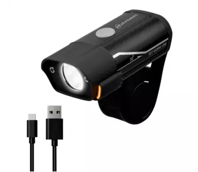 Велофонарь Briviga, передний, USB, на руль, два диода CREE XP-G2, 400 лм, встроенный аккумулятор, EBL-3291