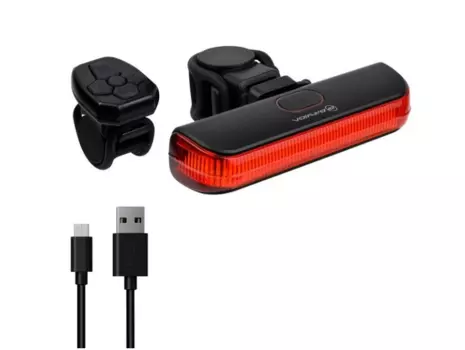 Велофонарь Briviga, задний, с указателем поворотов, SMD диоды, встроенный аккумулятор, EBL-3334