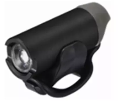 Велофонарь D-LIGHT CG-123P 1 диод 3W Li-Ion АКБ USB-зарядка+кабель алюминиевый корпус, черная 6-6541109