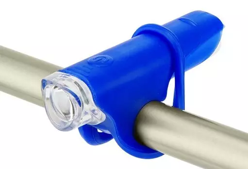 Велофонарь Jing Yi JY-267-G, передний, 1 LED, синий, LU073732