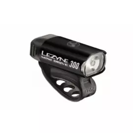 Велофонарь LEZYNE Mini Drive 300, передний, чёрный, 1-LED-24F-V104