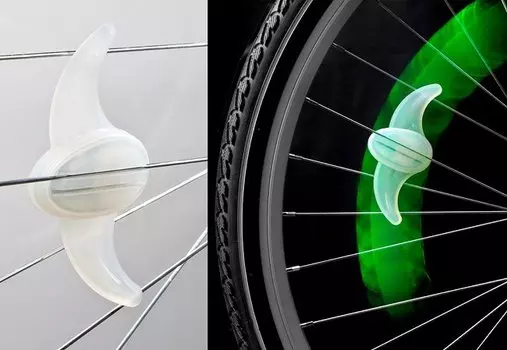 Велофонарь на спицы Jing Yi JY-2013, 7 светодиодов, LU073738