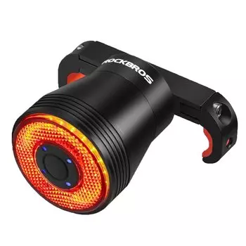 Велофонарь ROCKBROS, задний, датчик сна и торможения, USB, RB_TL907Q51