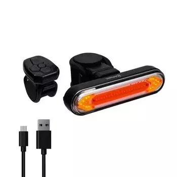 Велофонарь задний Briviga с беспроводным управлением поворотниками, EBL-3330