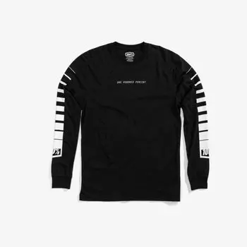 Велофутболка 100% Breakaway Long Sleeve Tee, черный, 2020