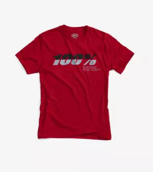 Велофутболка 100% Bristol Tee-Shirt Red