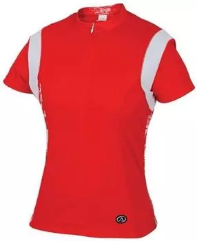 Велофутболка 8-7059451 женская ASL-X-2B Red красно-белая S AUTHOR