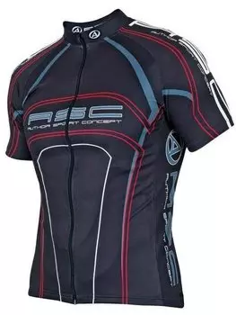 Велофутболка 8-7059473 AS-11D черно-бело-красная AUTHOR р-р M