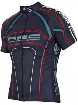 Велофутболка 8-7059474 AS-11D черно-бело-красная AUTHOR р-р L