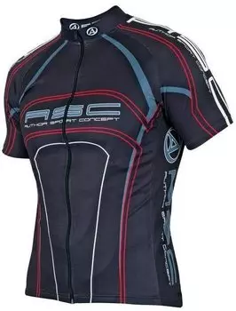 Велофутболка 8-7059475 AS-11D черно-бело-красная AUTHOR р-р XL