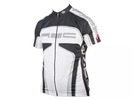 Велофутболка 8-7059562 Men Sport 12B черно-белая с молнией XXL AUTHOR