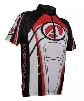 Велофутболка 8-7065010 детская ARP-12 Junior Red/Blk красно-черная S AUTHOR