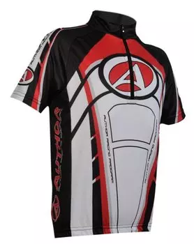 Велофутболка 8-7065011 детская ARP-12 Junior Red/Blk красно-черная M AUTHOR