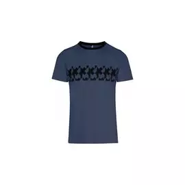 Велофутболка ASSOS SIGNATURE Summer T-Shirt - RS Griffe, мужская, georgeBlue
