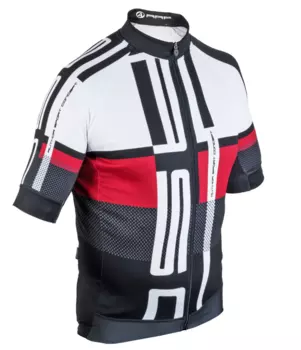 Велофутболка AUTHOR MEN SPORT X7 ASC SPINN, черно-бело-красная, 8-7059801 (Размер: M )